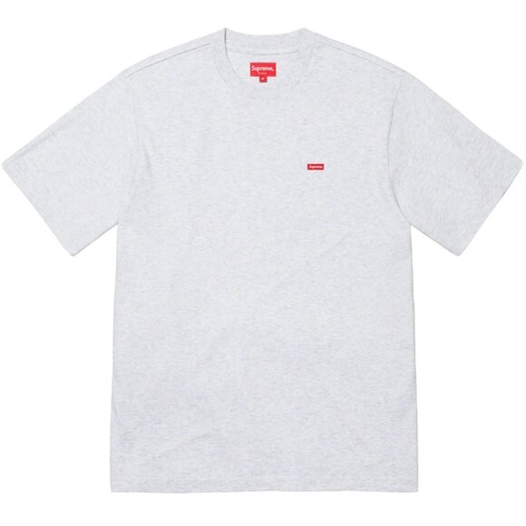 SUPREME SMALL BOX TEE SIZE EXTRA LARGE (HEATHER  GREY) FW22 (100% AUTHENTIC) NEW - Picture 1 of 3